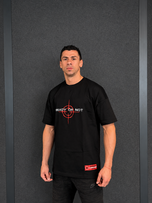 READY OR NOT T-SHIRT - BLACK